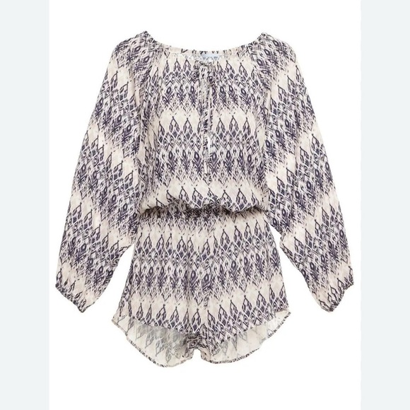 NEW Eberjey Revolve Rumba Reed Romper Pink Tie Since Small/Medium NWT - Picture 2 of 7